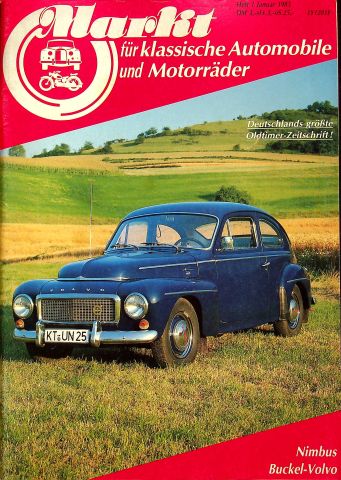 Oldtimer Markt 01/1985 Oldtimer Markt 01/1985
